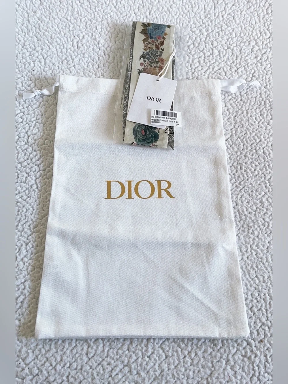 Dior Jardin D’hiver Mitzah Silk Scarf